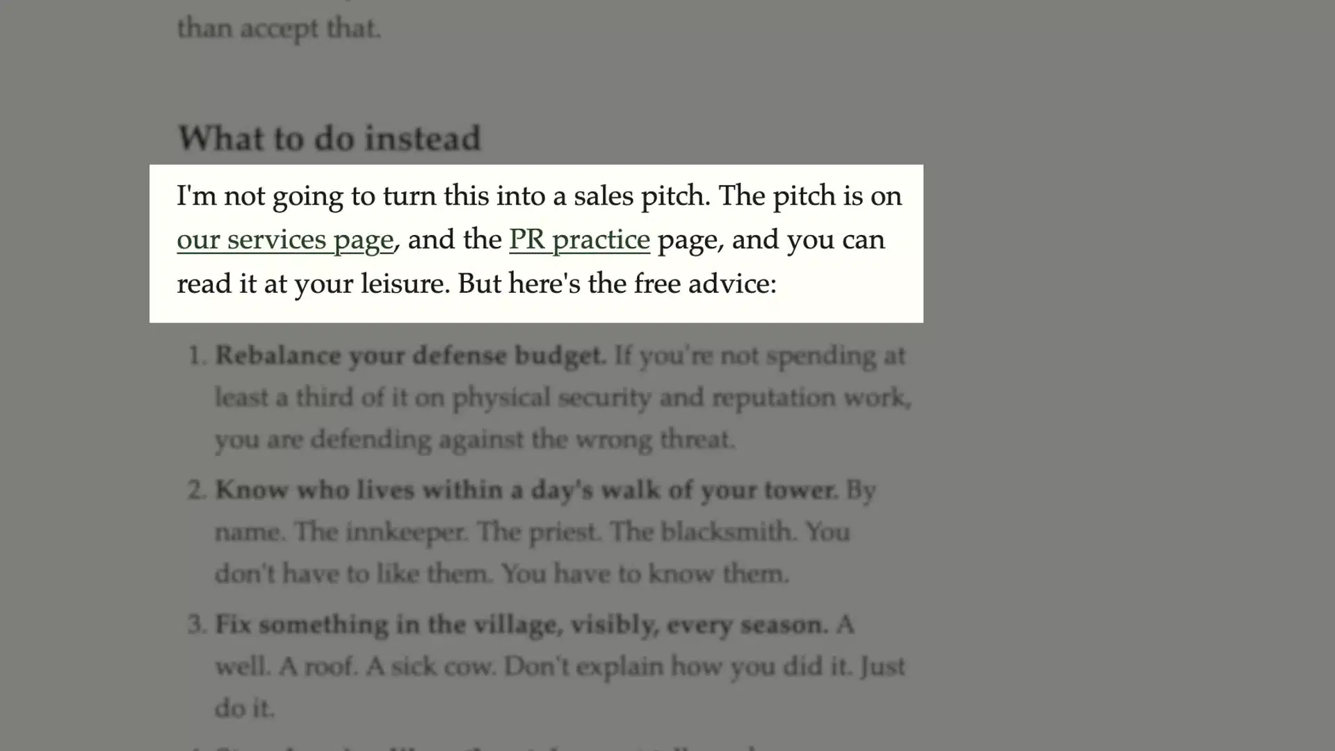 Frictionless CTA in Green Slaad Enterprises' website.